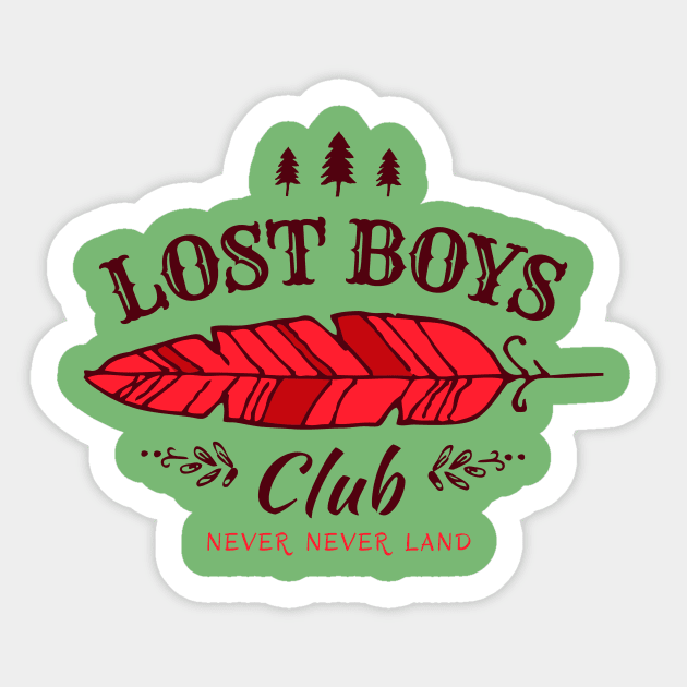 Lost Boys Club Sticker by Hocapontas